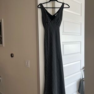 Princess Polly Black and White Maxi Dress